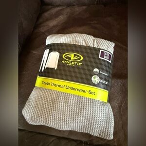 Athletic Works Youth Thermal Underwear Set Size XXL Boys Gray Base‎ Layer